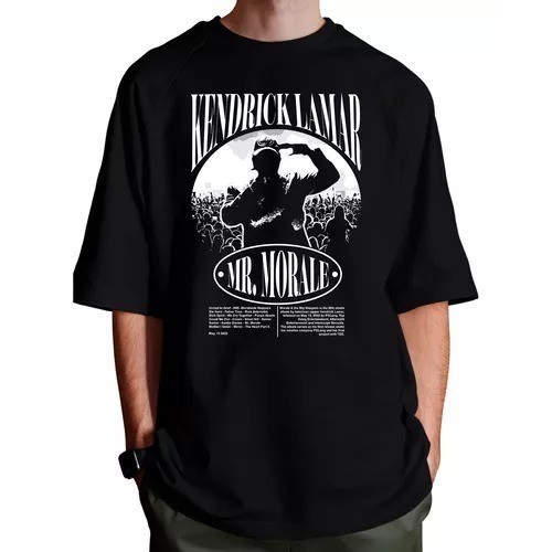 Camiseta Kendrick Lamar Mr. Morale Unissex Album Top fashion