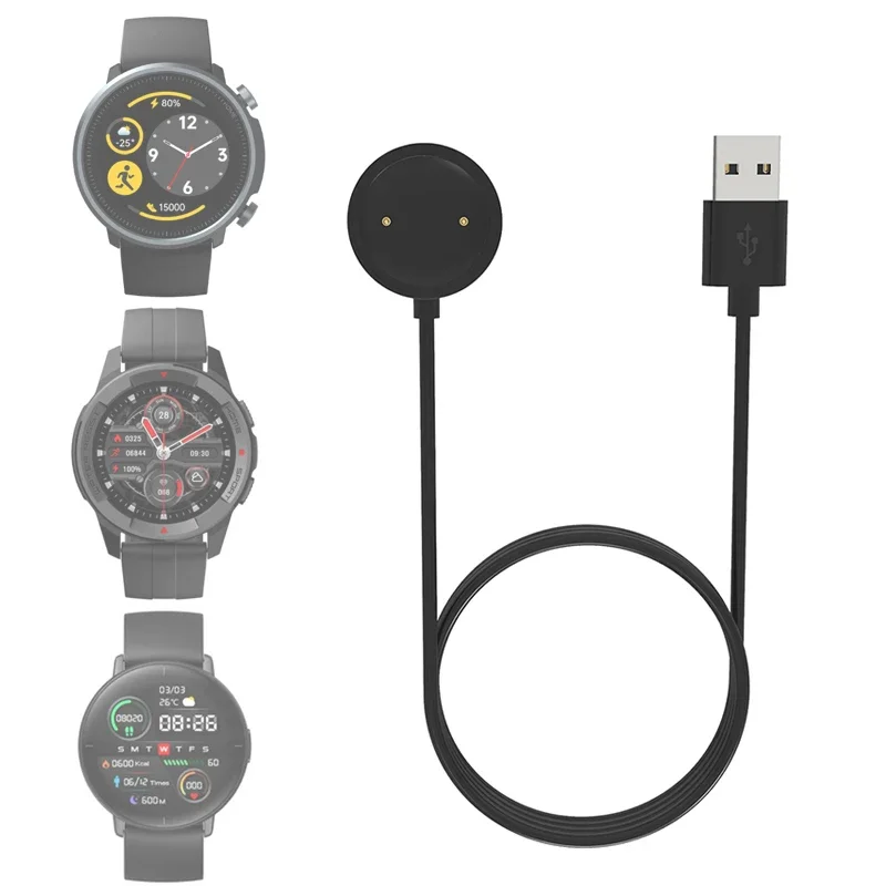 USB Charging Cable for Xiaomi Mibro A1/X1/Lite Mibro Color Sport Smart Watch Dock Charger Adapter Accessories