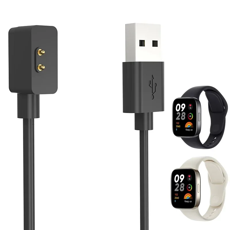 USB Charging Cable Charge for Redmi Watch 4 5 6 3 Active/xiaomi band 8 9 10 Mi Watch 2 Lite POCO Smart Dock Charger Adapter
