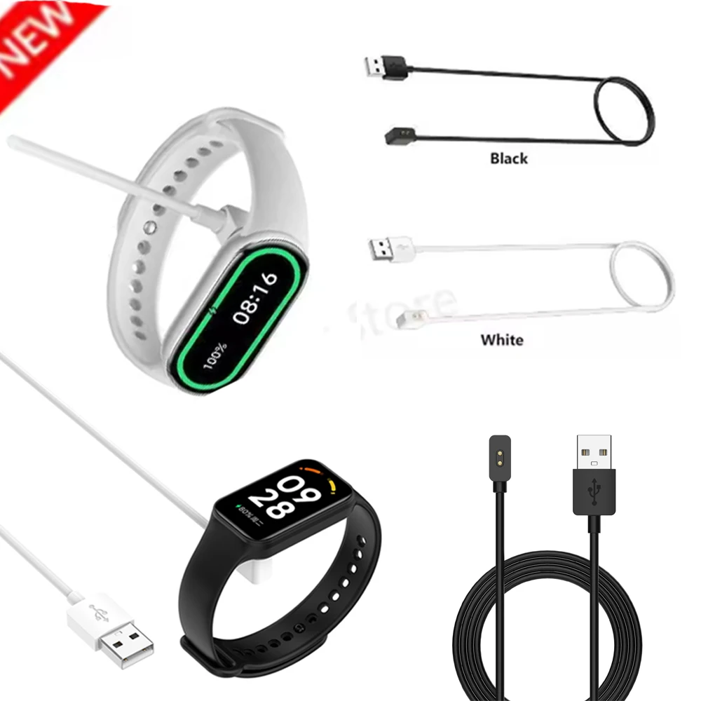 100cm/60cm Line USB Charging Cable for Xiaomi Smart Band 10 9 Magnetic Charger for Xiaomi Mi Band10 9 NFC Watch Accessories