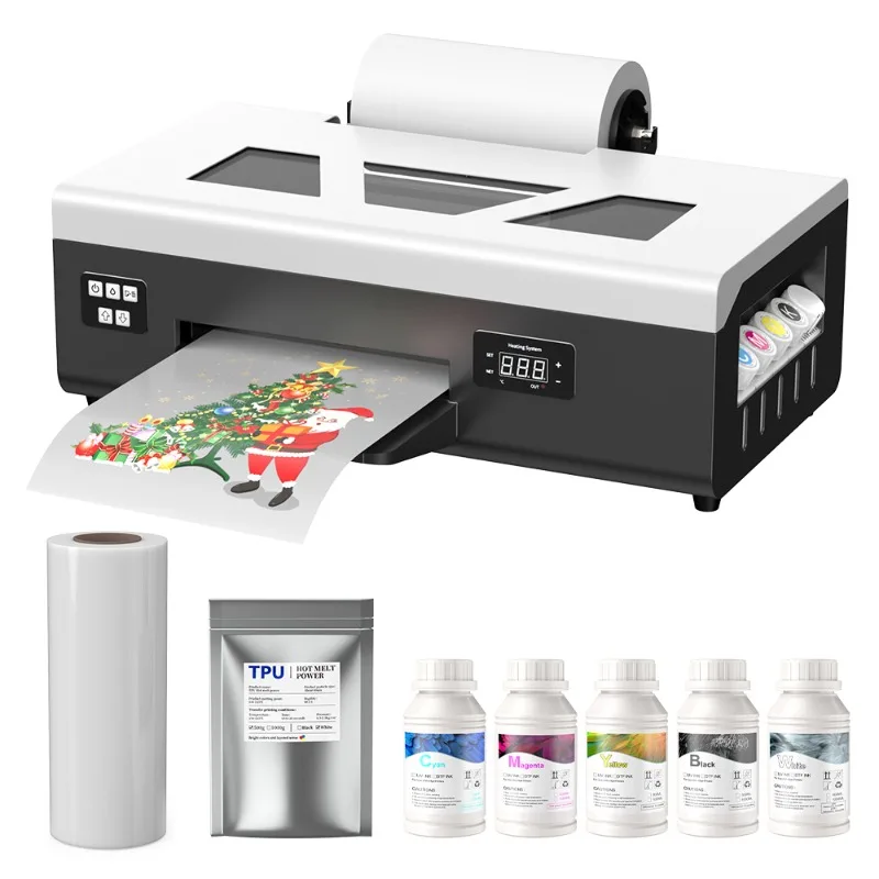Professional Dtf Printer A4 Pet Film Printer Dtf Printer  for Sticker Cloth Garment Hoodies T-shirt