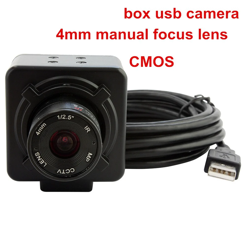 2025 hot sale ELP High Speed 30fps 3840x2160P Ultra HD USB PC Color IMX415 CMOS 4K Manual Focus Webcam With 4mm Lens