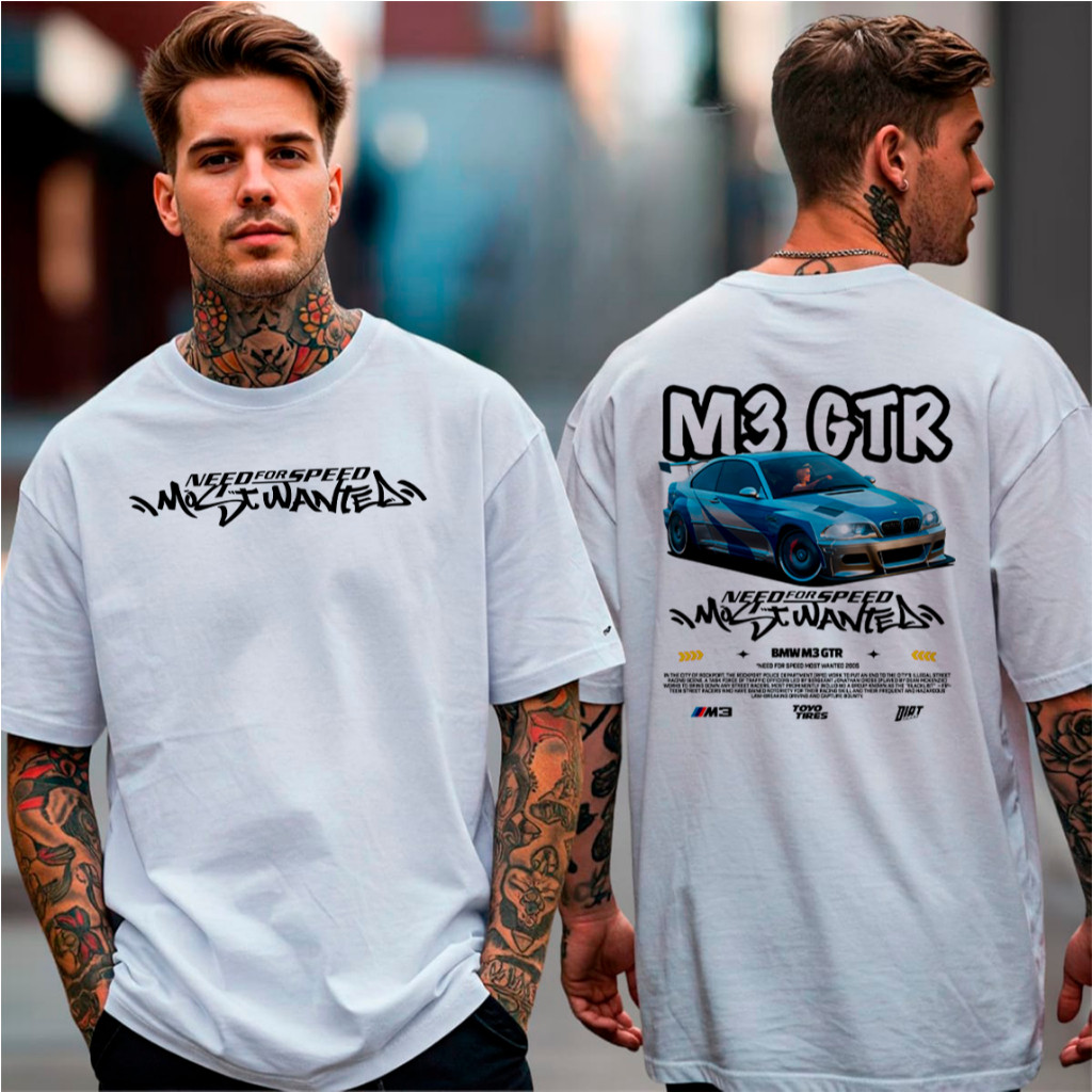 Camiseta Oversized Need For Speed Most Wanted PS2