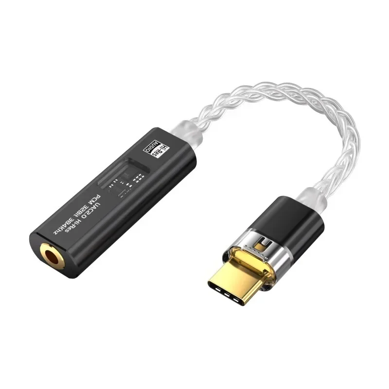 DAC USB Type C to 3.5 mm Jack Adapter HiFi Audio Amplifier Stereo Ephone Headphone Digital Decoding Converter CX31993 MAX97220