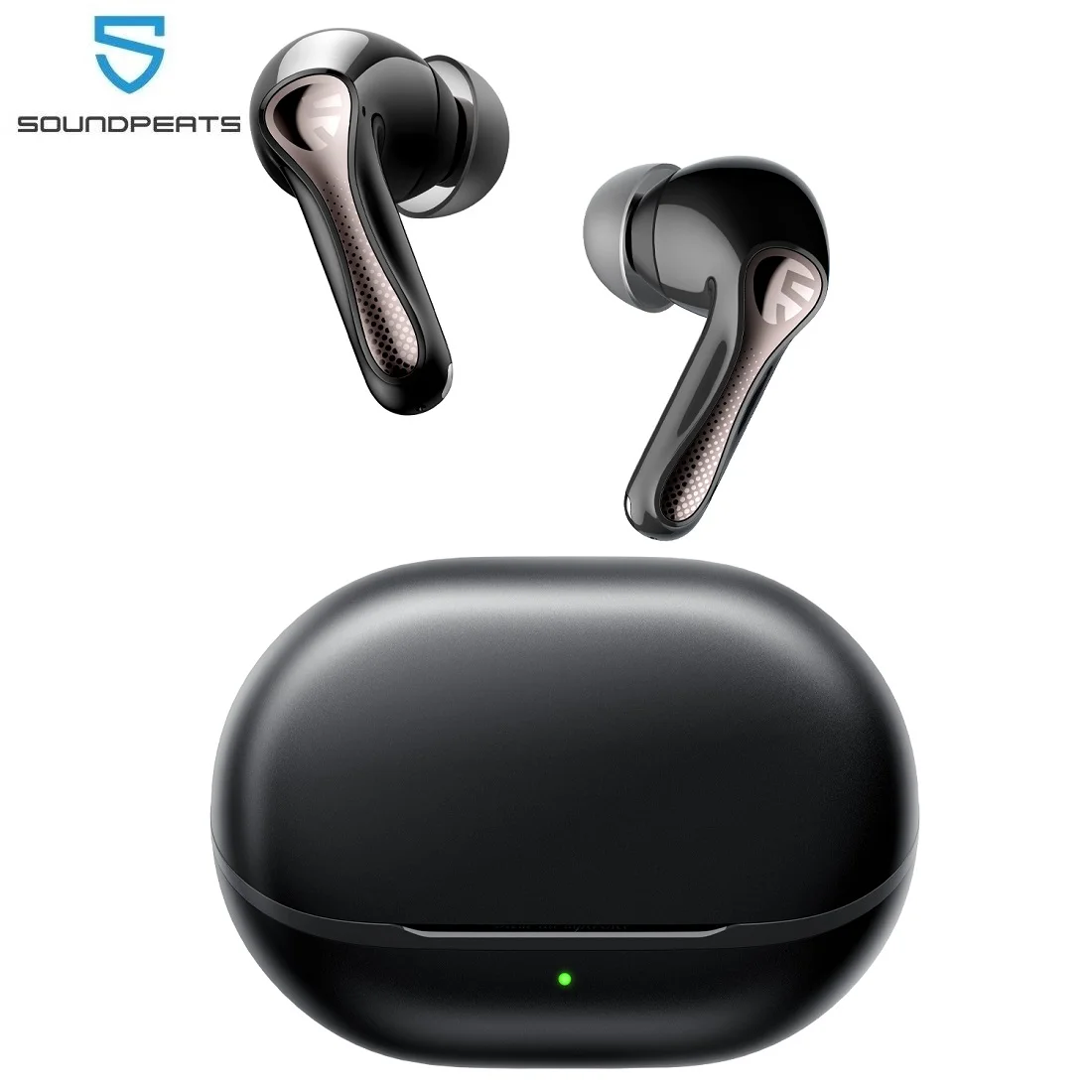 SOUNDPEATS Air5 Pro Wireless Earphones 55 dB Adaptive Hybrid ANC Bluetooth 5.4 Earbuds, Hi-Res LDAC AptX Lossless,6 Mics AI ENC