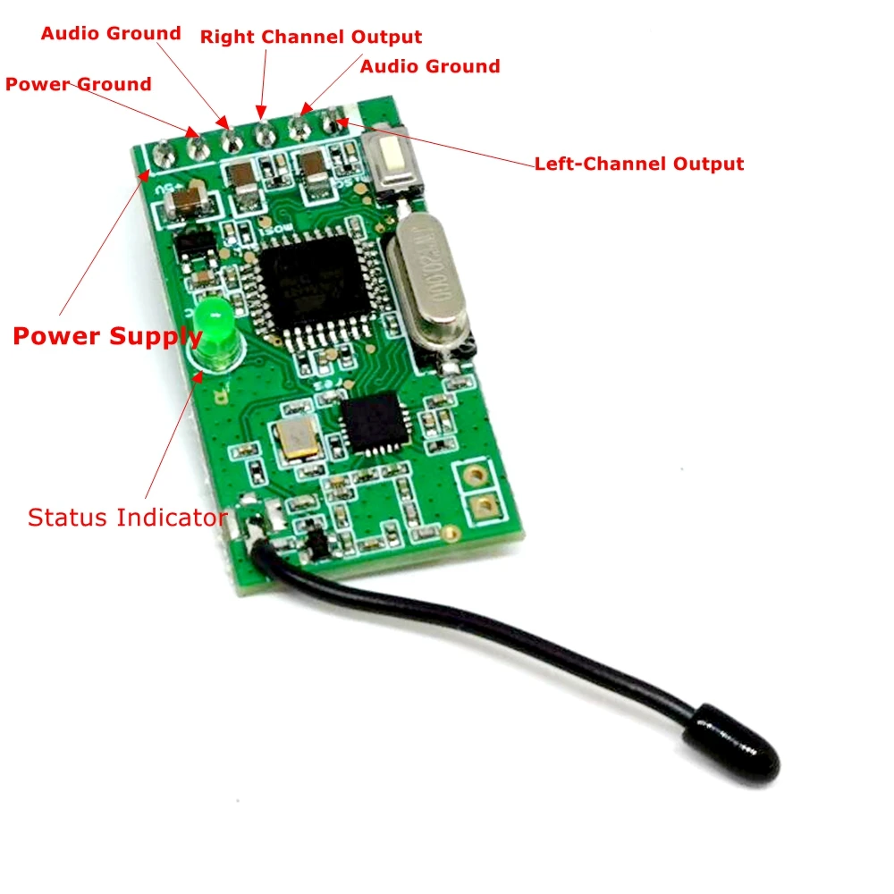 2.4G NRF24L01 Wireless Digital Audio Transceiver Module Transmitter Wifi Speaker