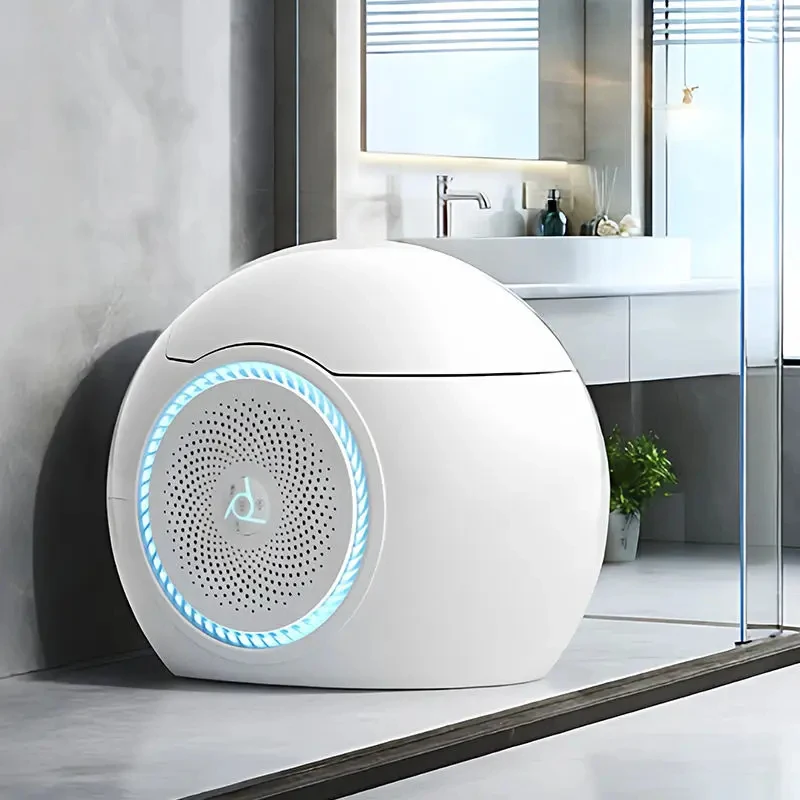 Future -shaped Speaker No Prsure Limit Voice Remote Control Fully Automatic Integrated Bathroom Toilet