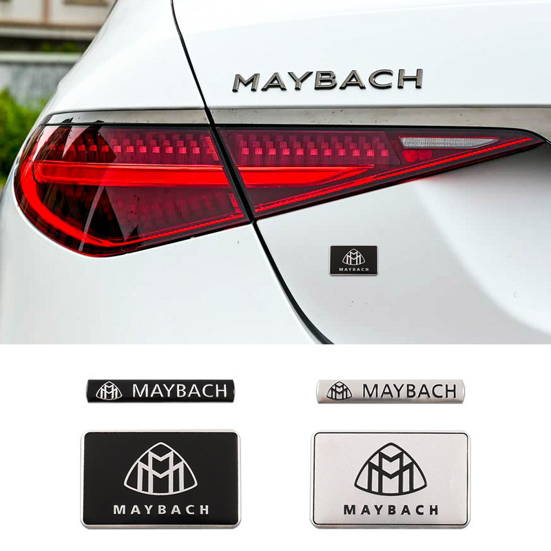 Applicable to Mercedes Benz AMG Maybach Metal Labeling Babos Brabus Modified Nameplate Aluminum Logo Car Sticker vQus