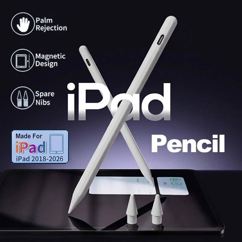 Original iPad Pencils Pro Stylus Touch Pen For Apple iPad Pro A16 Air 11 5 4 11th 13 12.9 10th Mini 2018-2026 Tablet Accessories