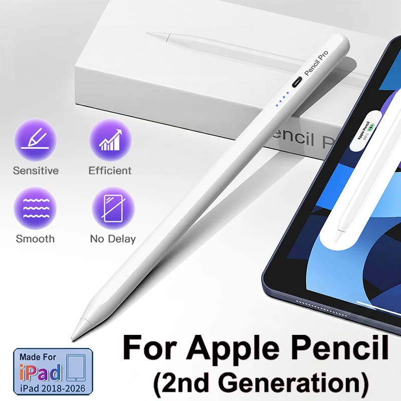 For Apple Original iPad Pencils Pro Stylus Touch Pen For iPad Pro A16 Air 11 5 4 11th 13 12.9 Mini 2018-2026 Tablet Accessories