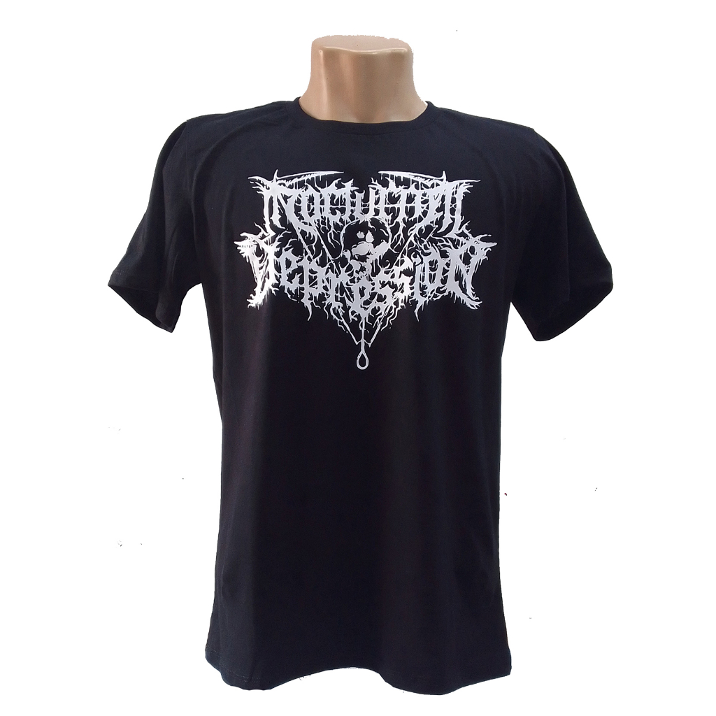 Camiseta Nocturnal Depression logo black metal bdsm