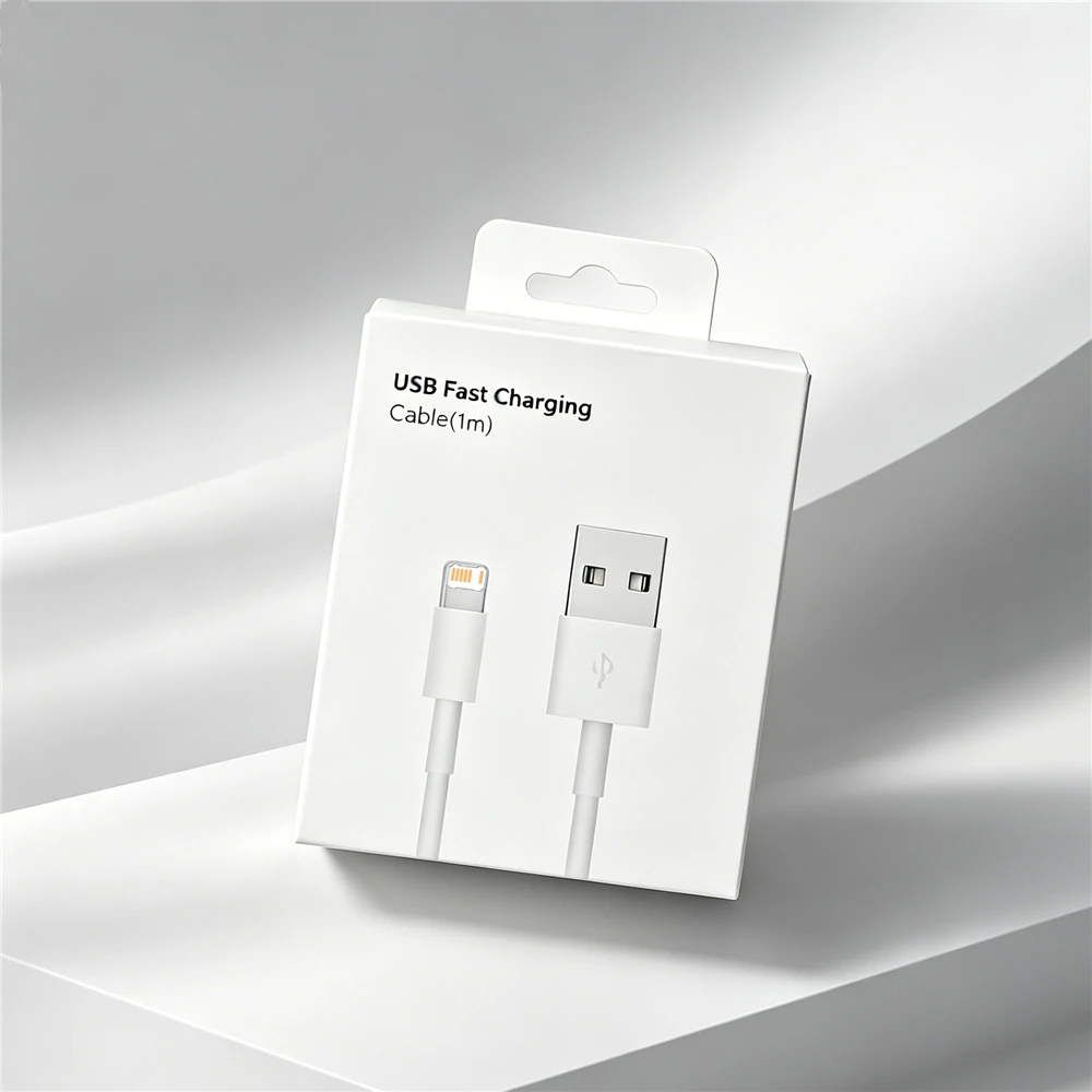 With Box 20W USB Fast Charging Cable For iPhone 11 12 13 14 Pro XS Max X XR 7 8 Plus SE Quick Charge USB-A Data Cable 1m 1.5m 2m