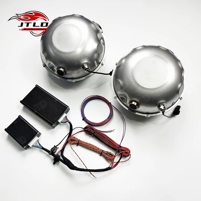 JTLD Performance Car Exhaust Electric Active Sound Speakers Booster Exhaust Drums With Electronic Smartphone Remote Controller