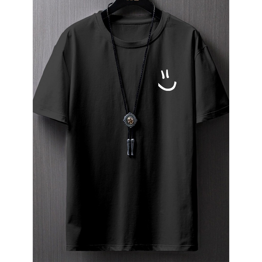 Blusa Blogueiro Confortável Casual Básica Modern Outift Urban Smiling T Shirt Modern Moda Gringa