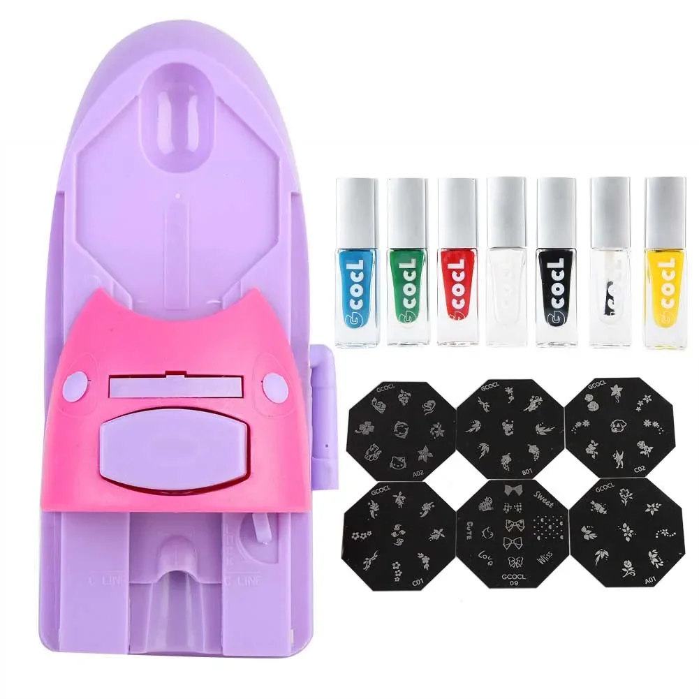 1 Set Stylish Digital Nail Art Printer Nail Art DIY Pattern Printing Stamper Machine Manicure Equipment Kits Beauty Art Tools