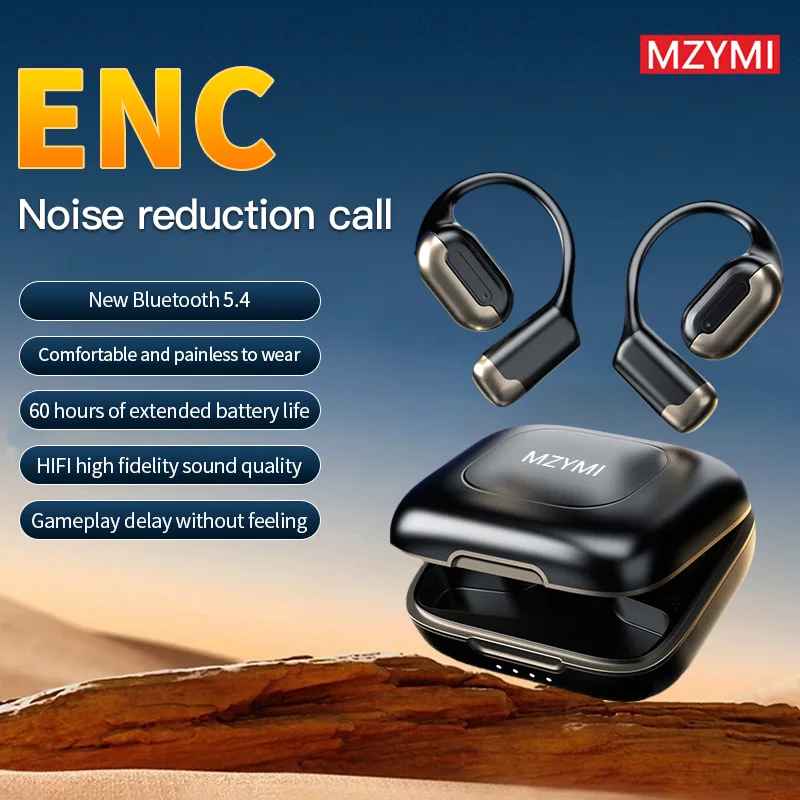 MZYMI G118 TWS Wireless Earphones Bluetooth5.4 Headset 360 ° Panoramic Surround Hearphones Touch Sports Earbuds For Android iOS