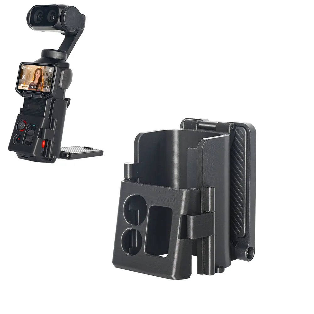 Folding Magnetic Mount Base Bracket for Insta360 Luna Ultra, Portable Desktop Tripod Stand, Handheld Grip Handle Accessories