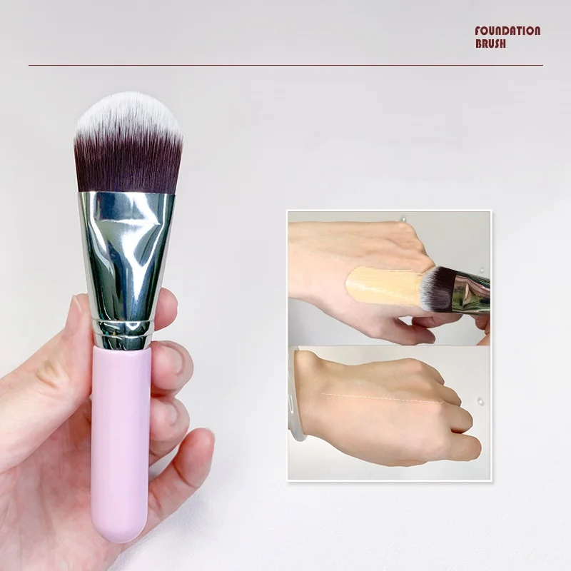 Mini Makeup Brush Foundation Brush Travel BB Cream Liquid Foundation Brush Super Soft Fiber Wool Beauty Make up Tools Portable