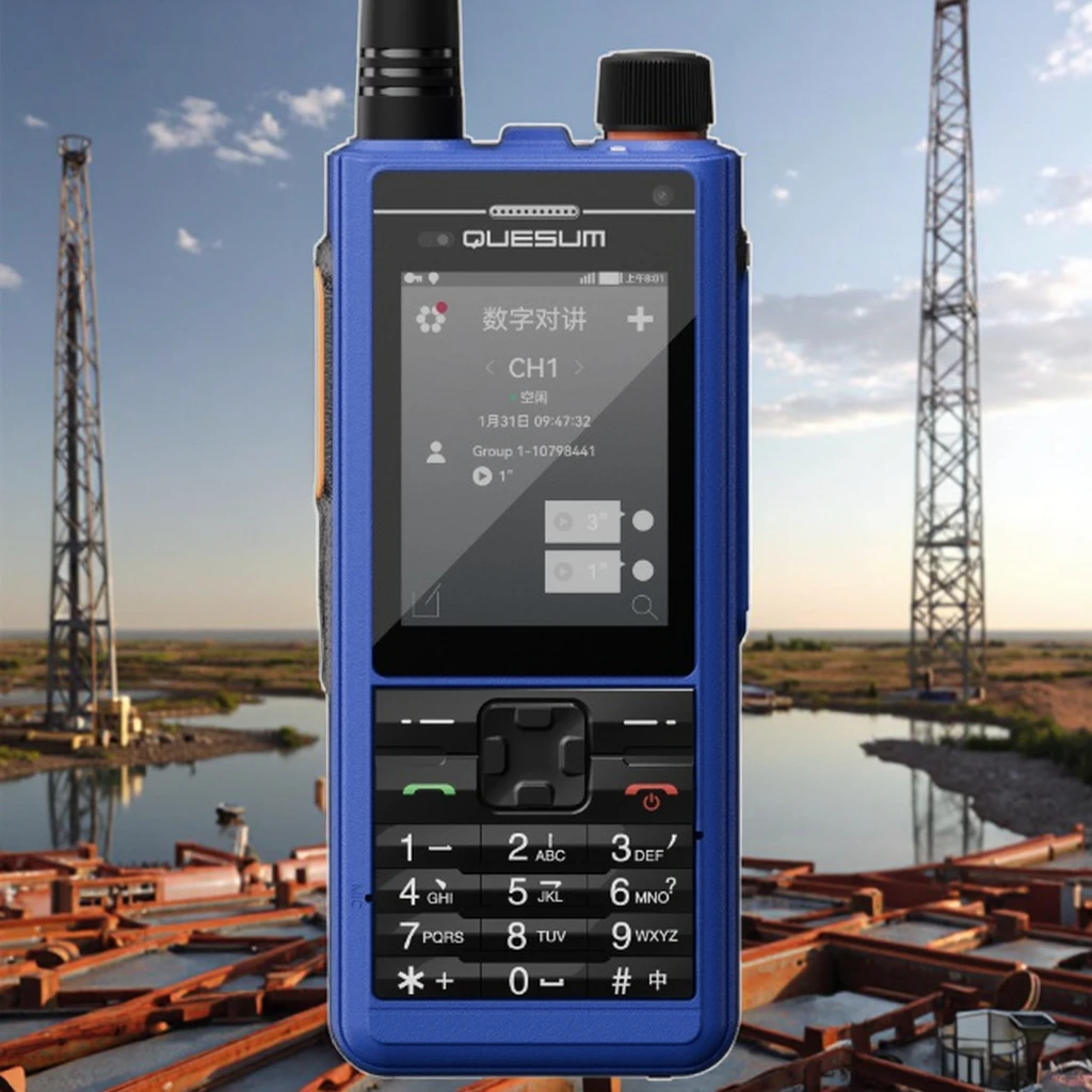 Integrated Smart Radio Android System P68 Analog DMR POC Telsiz Phone Intercom Microphone GPS 4G