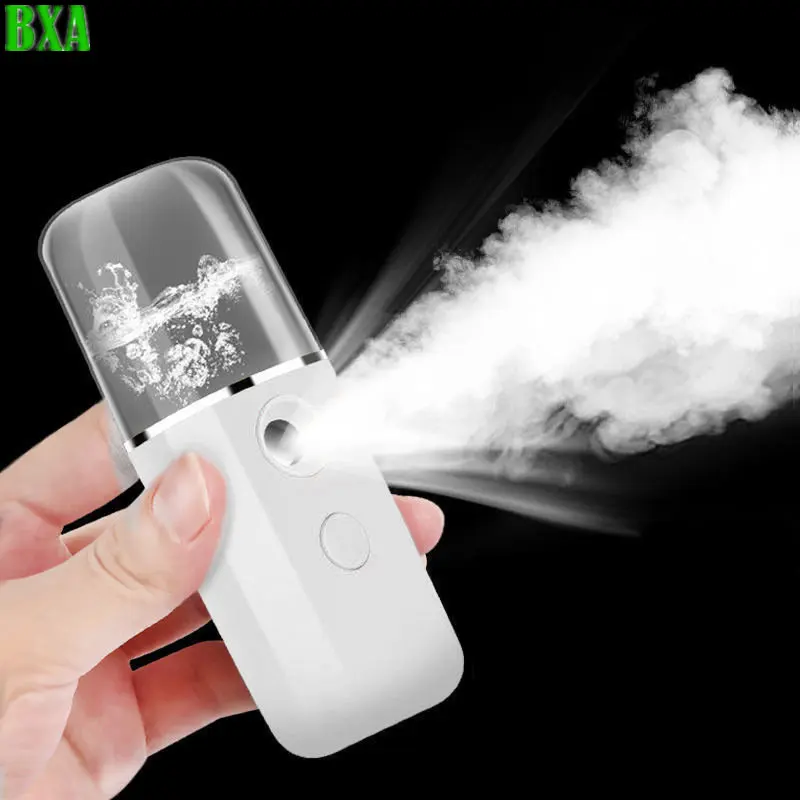 New Rechargeable Mist Facial Sprayer Humidifier Nebulizer Face Steamer Moisturizing Beauty Instruments Face Skin Care Tools