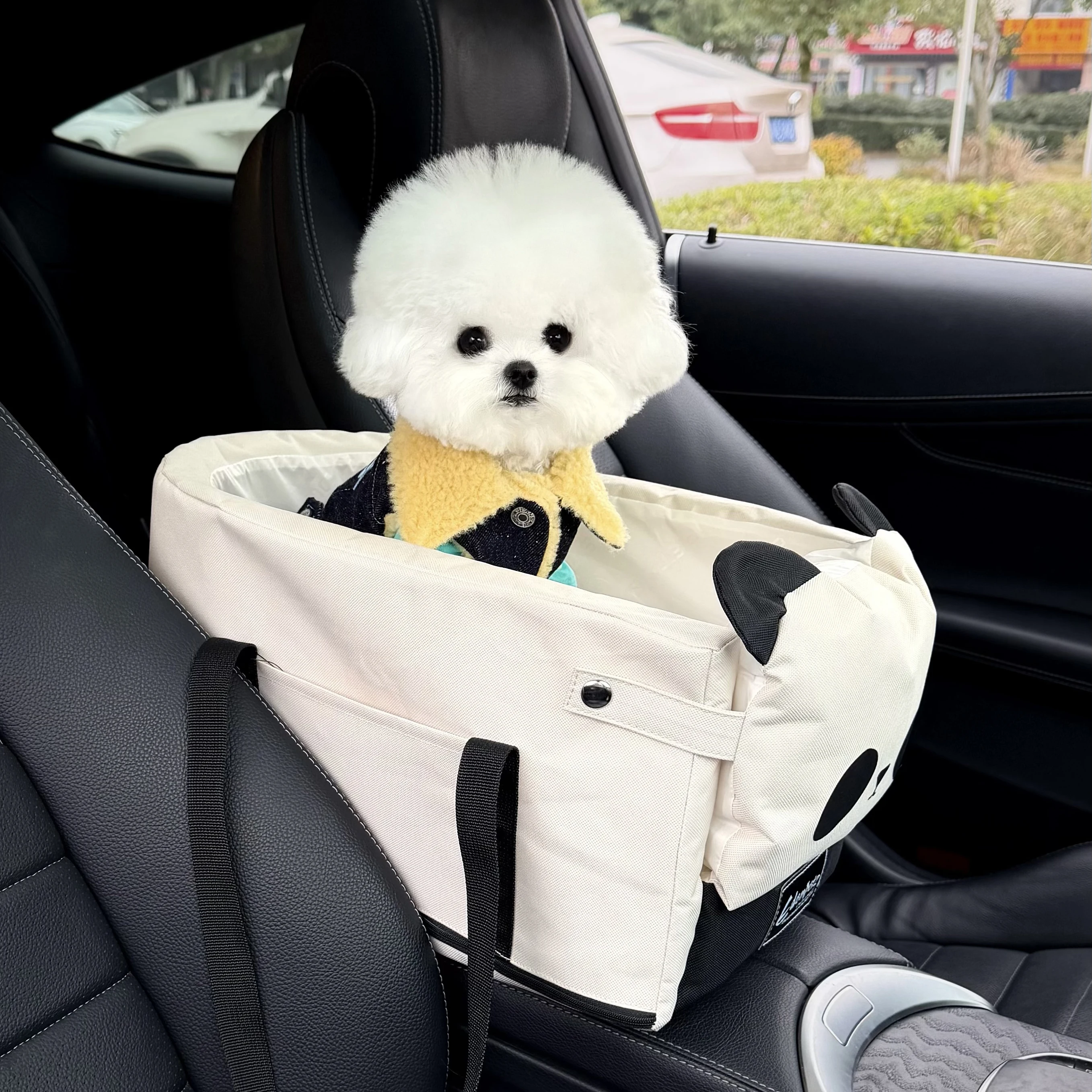 EdenPetz Portable Pet Dog Car Seat Bag with Safety Belt ,Cat Bed Outdoor Travel Pet Carrier