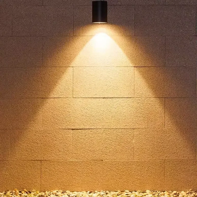 Original Wholesale Boundary Wall Light Design Customizable Outdoor Wall LED up and Down Light Waterproof Surface Wall Lamp