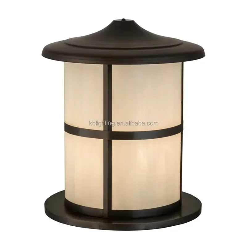 Gate Light Pillar Lights Outdoor Ip65 Waterproof Garden Fence Gate Landscape Villa Column Lamp Post Pillar Light