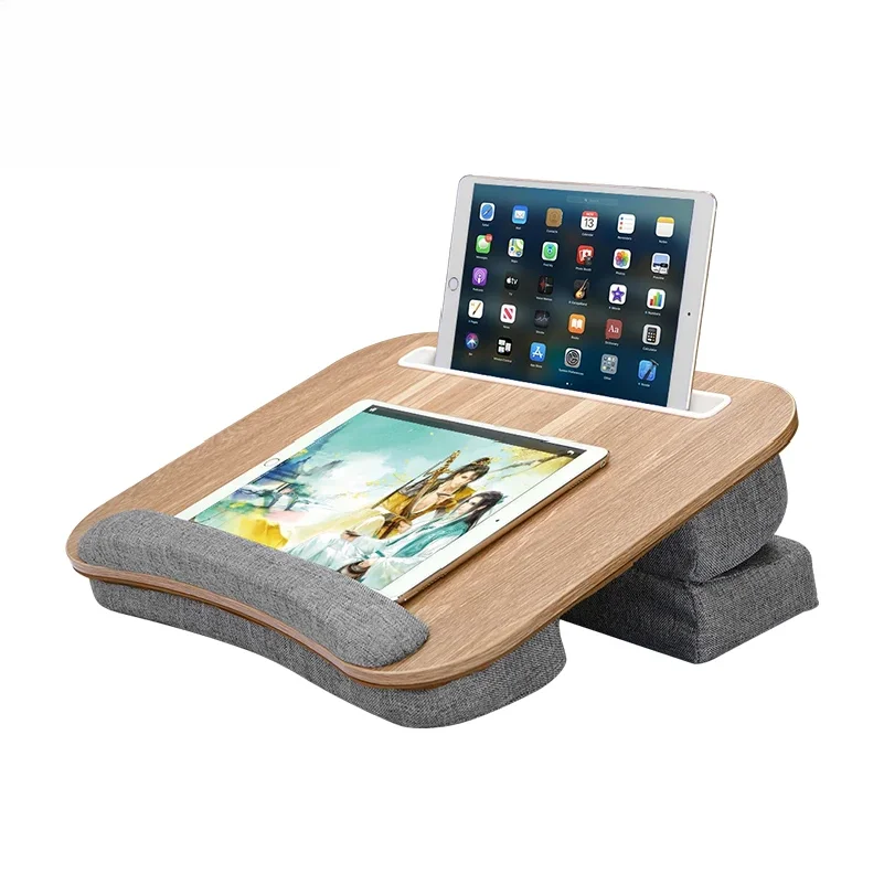 Multifunctional Lapdesk With Adjustable Height For Laptops, Tablets,Mobiles,With Cushion And 30CM Slot,Office Nap Pillows
