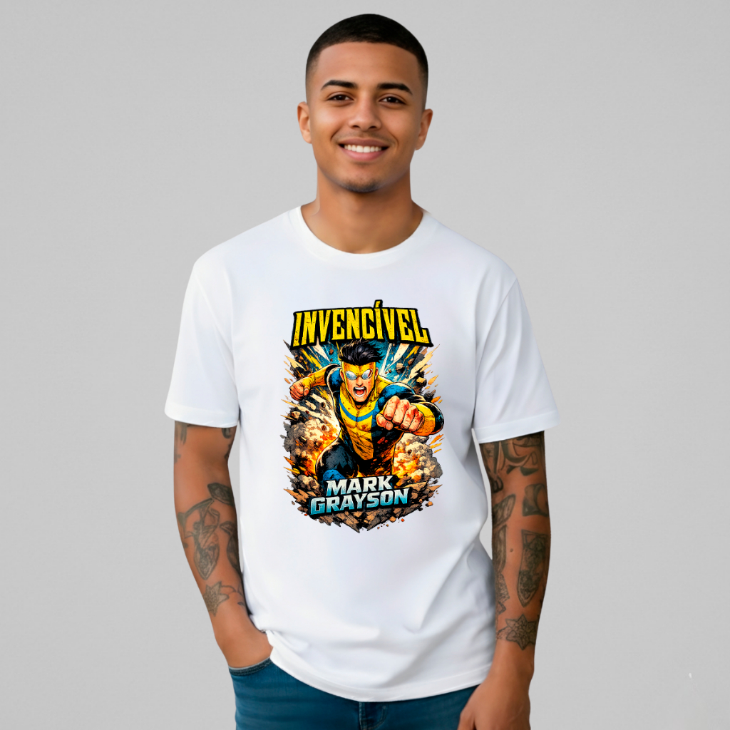 Camiseta Camisa Invencivel 4 Temporada Omni Man Rolistore