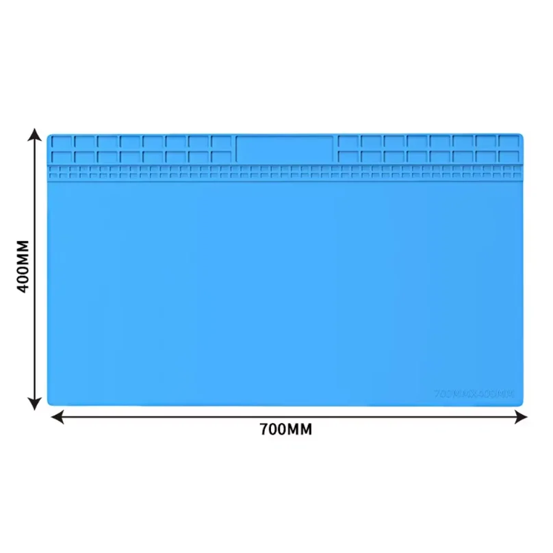 TE-713 Extra Large Mobile Phone Repair Work Mat High Temperature Resistant Maintenance Platform PCB CHIP IC Insulation Pad Work