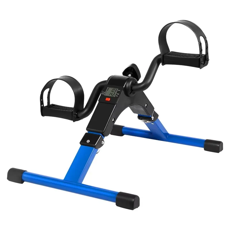 Mini Exercise Bike Portable Folding Home Use Durable Fitness Equipment Leg Rehabilitation Trainer Steel Stepper