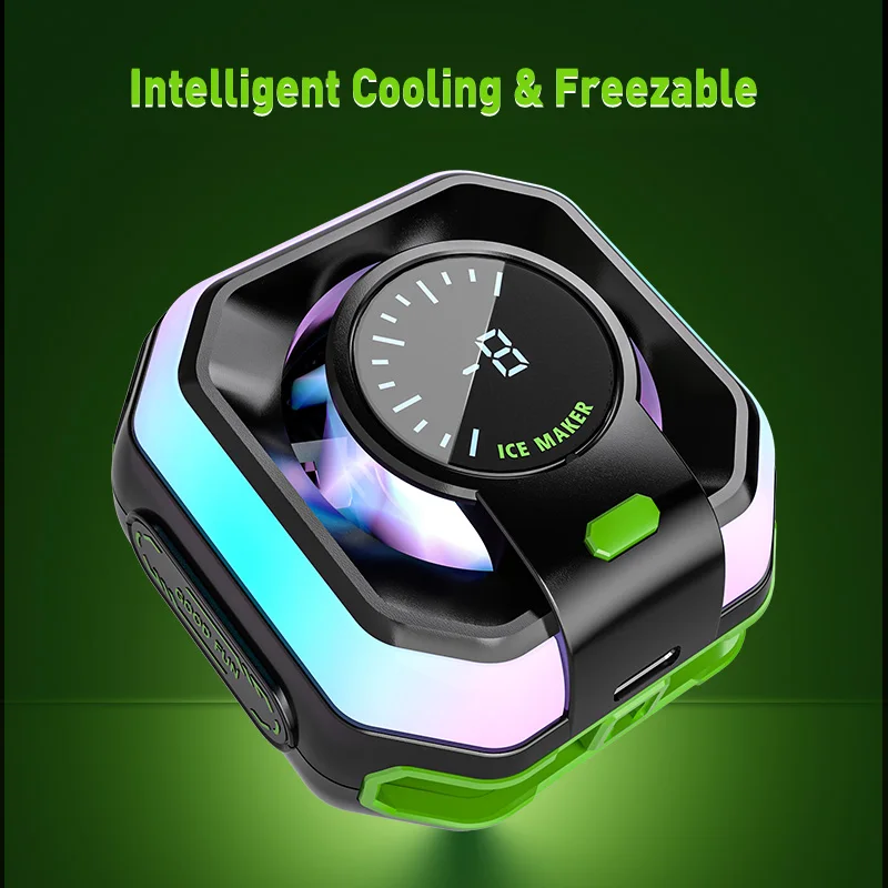 2025 NEW Mobile Phone Magnetic Semiconductor Cooling Fan Radiator HK-5 PRO for IPhone Android Tablet Universal PUBG Game Cooler