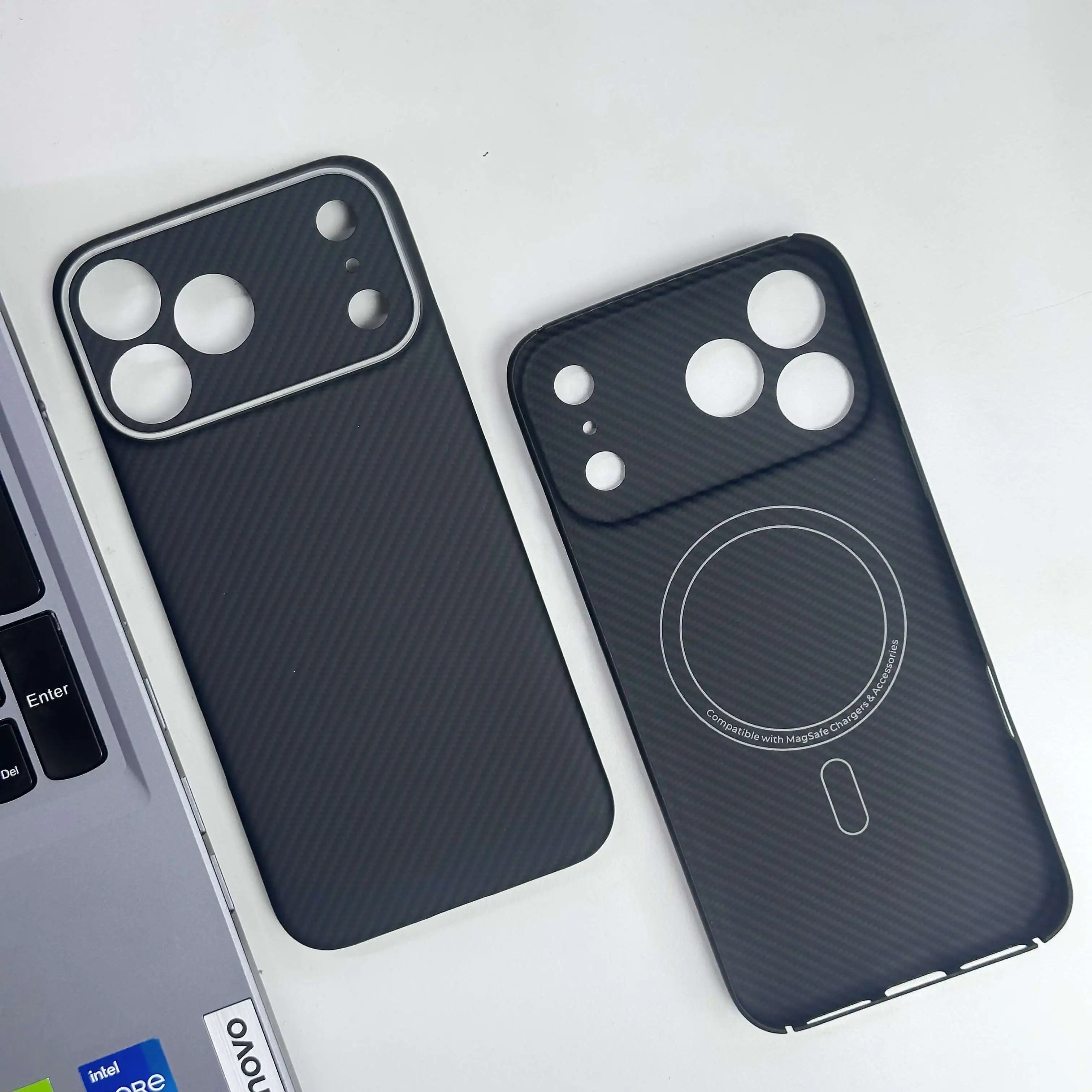 Luxury Real Kevlar Case for iPhone 17 Pro Max, 600D/1500D Aramid Fiber Magnetic MagSafe Cover, Ultra Thin Shockproof Phone Case