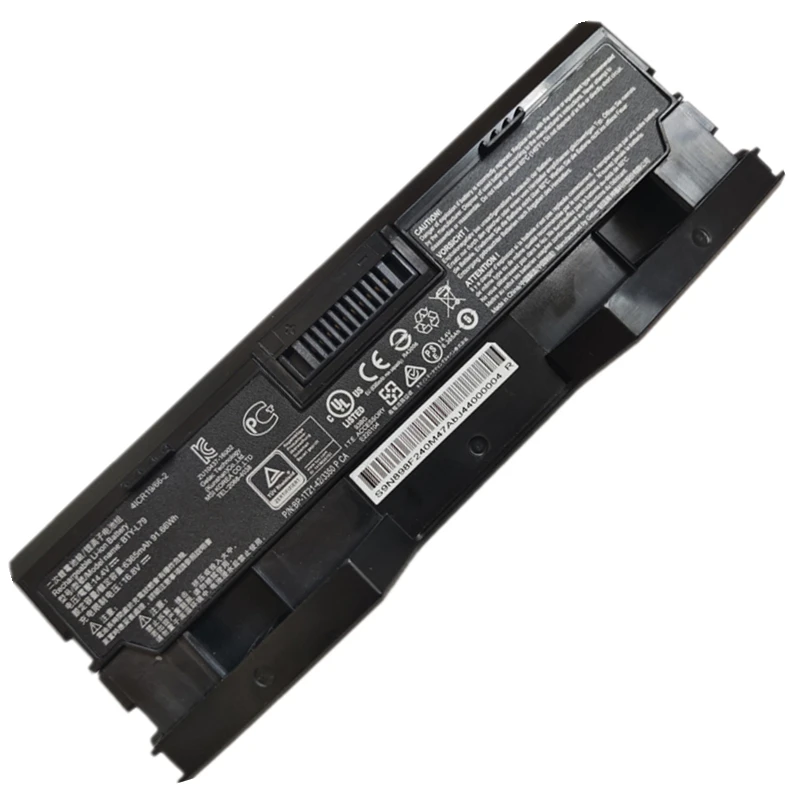 New BTY-L79 BP-1T21-42/3350P 4ICR19/66-2 Battery 14.4V 91.66Wh For MSI Htcvive VR One 7RE 231CN 057UK Backpack Portable Notebook
