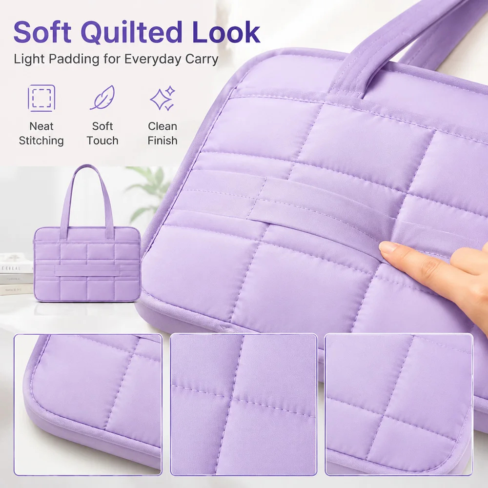 Universal Laptop Bag Sleeve Shockproof High-Capacity Multifunctional Shoulder Bag Ultra-Slim Business Tablet Pouch Notebook Case