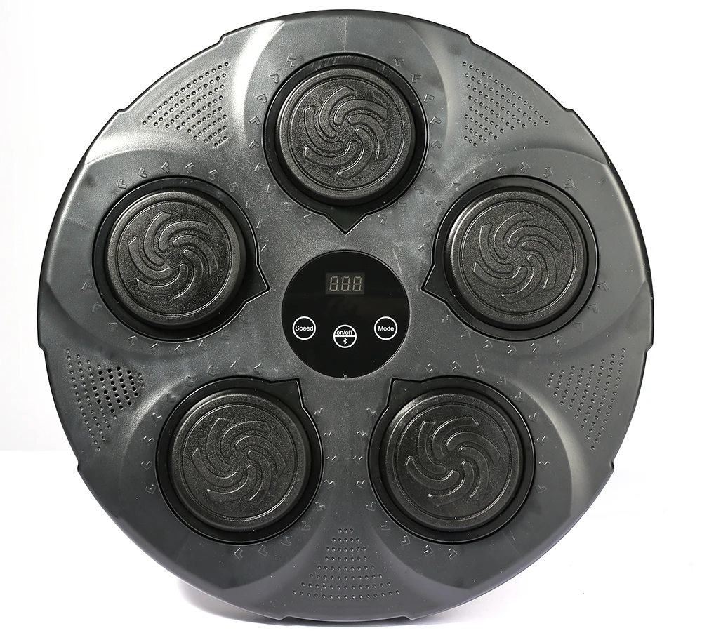 Smart Home Fitness Equipment Adult Training Wall-Mounted LED Boxing Machine with 9 Speed Music Player Multi-Target Boxing Device