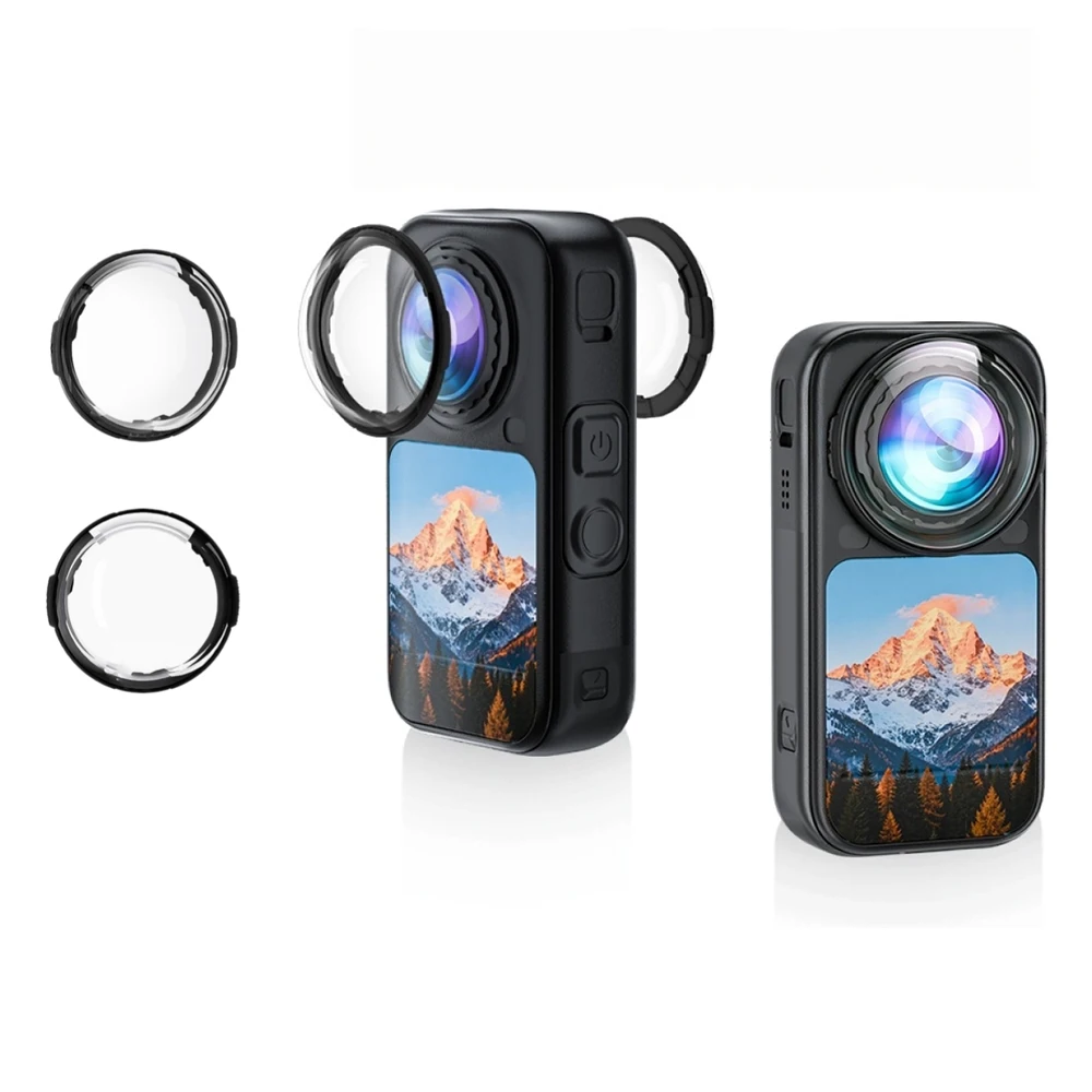Lens Guard for Insta360 X6, Optical Glass Lens Protector Protective Cover  Anti-fog Anti-Scratch for X6 Action Camera Lens Cap