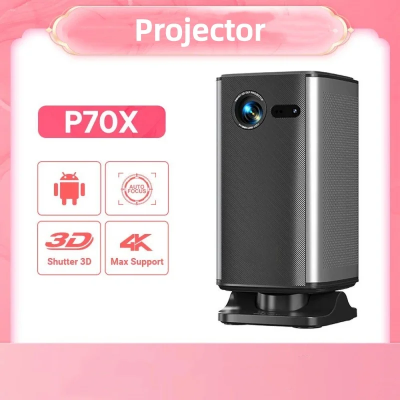 2026 New Smart LCD Projector Ultra HD Image 10000mAh Built-in Battery Portable Device for Home and Outdoor Movie Watching