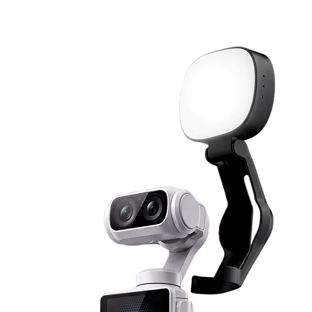 Fill Light for Insta360 Luna Ultra,Type-C Rechargeable 180° Adjustable Foldable Mini LED Auxiliary Light for Vlog Shooting