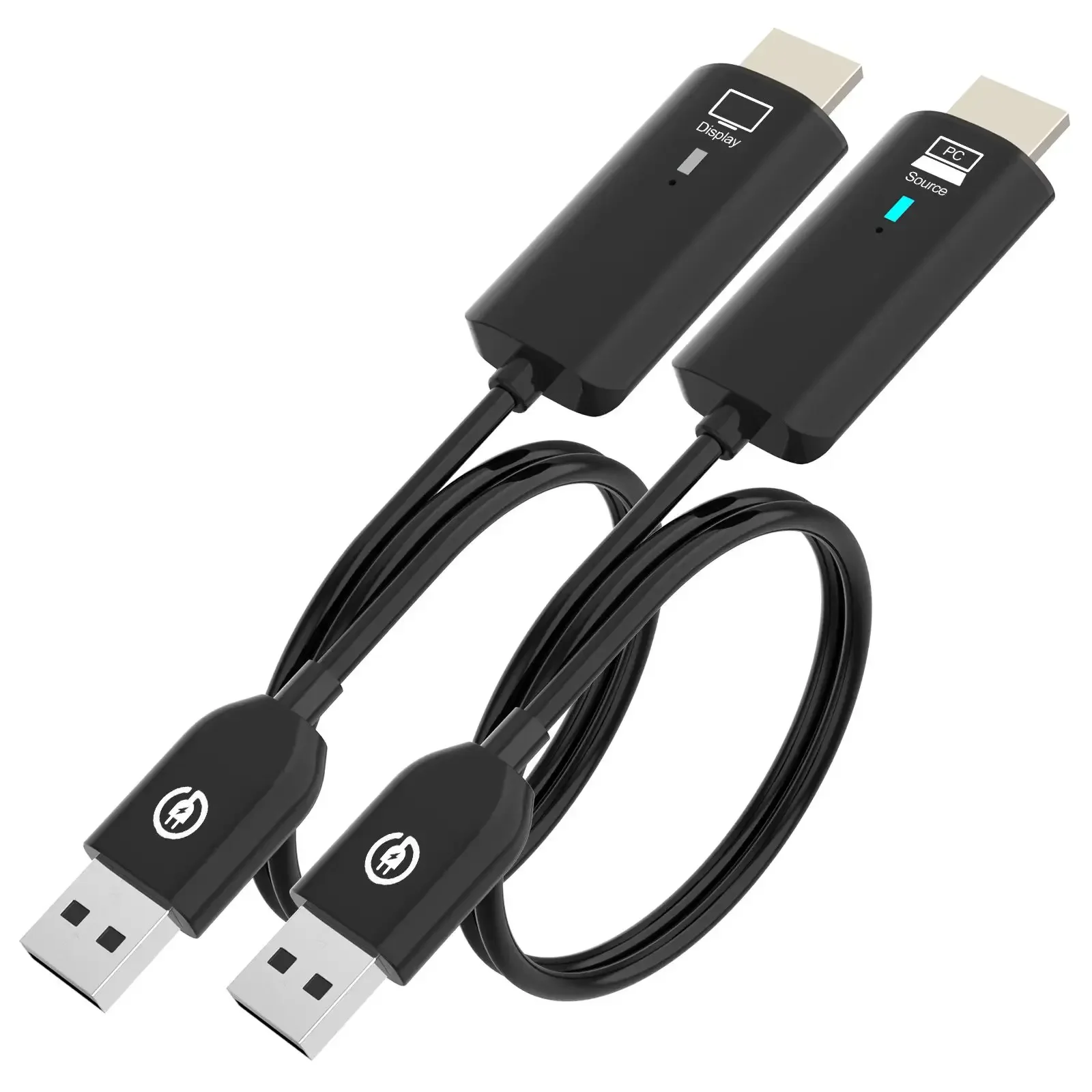 Eppfun Wireless HDMI Transmitter & Receiver Extender Display Adapter Dongle for TV Monitor Projector Switch PC iPhone 15