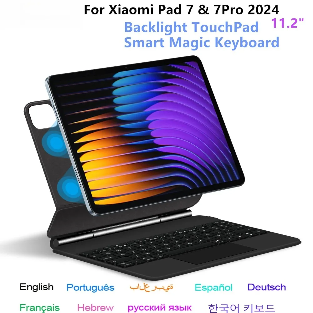 Magic Keyboard Folio For Xiaomi Pad 7 2024 Mi Pad 7 Pro 11.2