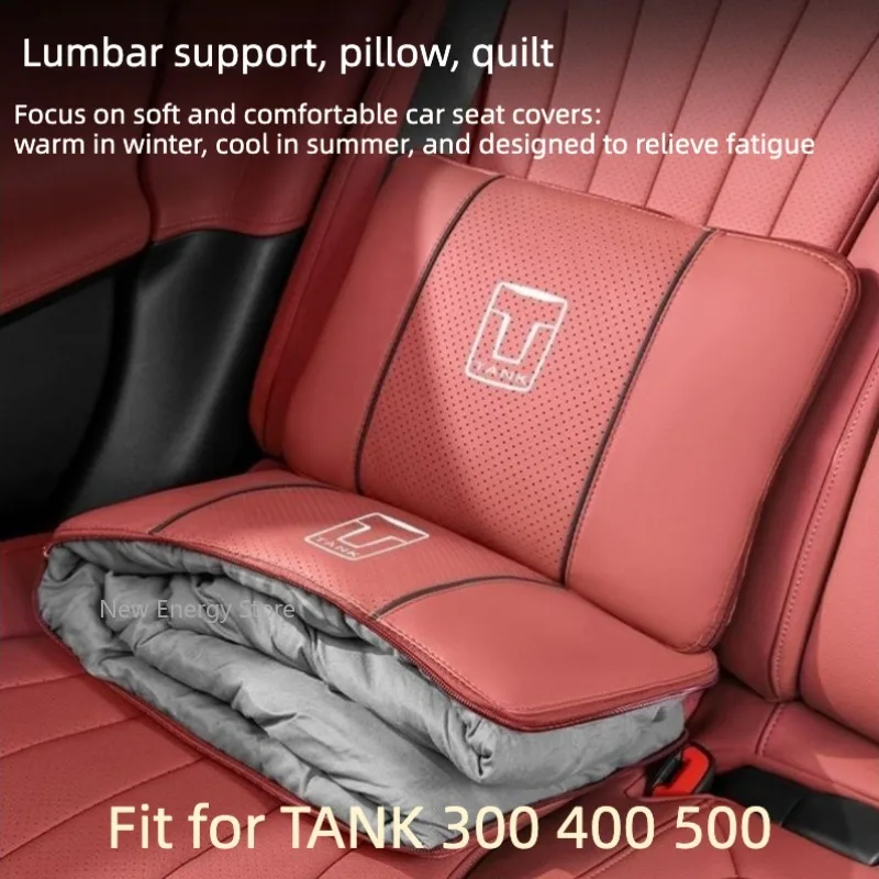 Multifunctional 2 In 1 Car Pillow Blanket Foldable Summer Air Condition Quilt Interior Accessories For GWM TANK 300 400 500