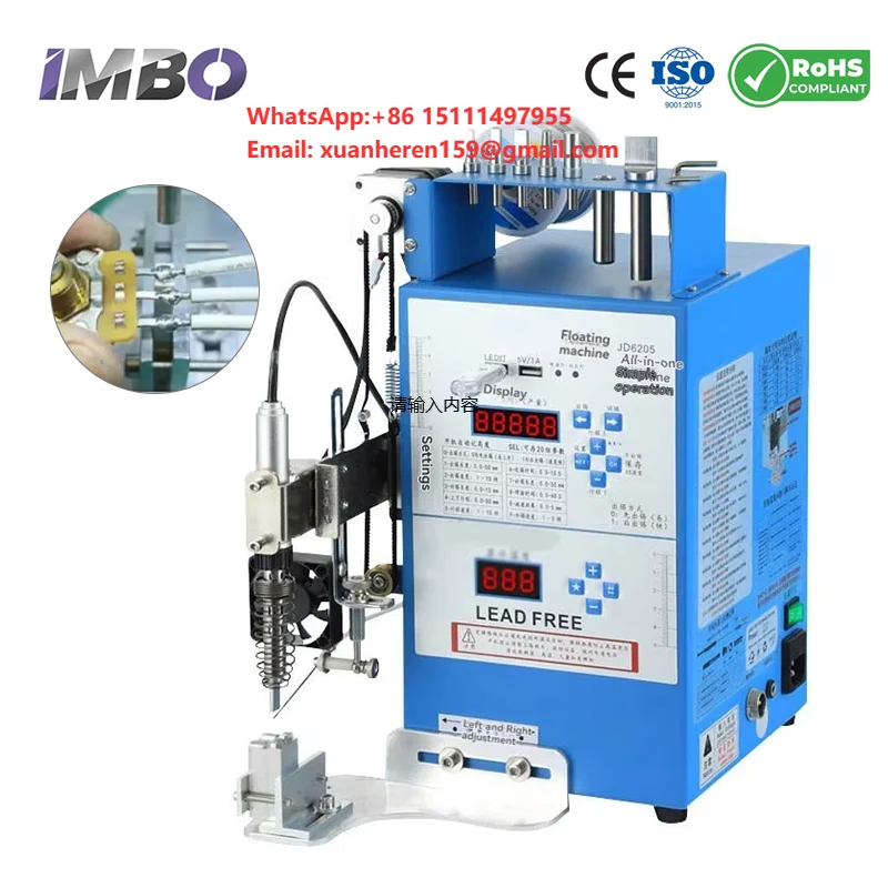 Wire Harness USB Soldering Station Semi-Automatic Solder Feeding Adjustable Iron Temp ESD-Safe for Cable Assembly