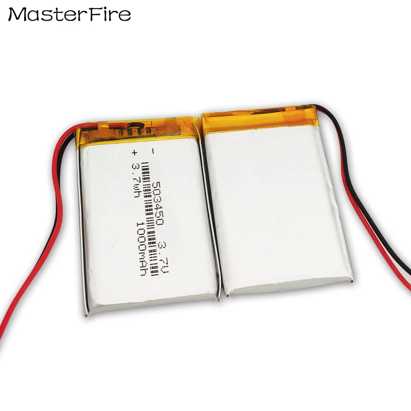 503450 1000mah 3.7V Lithium Polymer Battery For Bluetooth Speaker Walkie-talkies Smart Phone Rechargeable Li-polymer Batteries