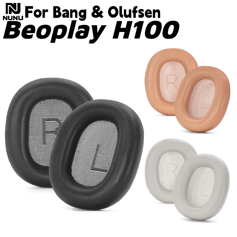 Replacement Magnetic Lambskin Ear Pads For Bang & Olufsen Beoplay H100 Gaming Headset Soft Ear Cushions Perfect Fit Repair Parts