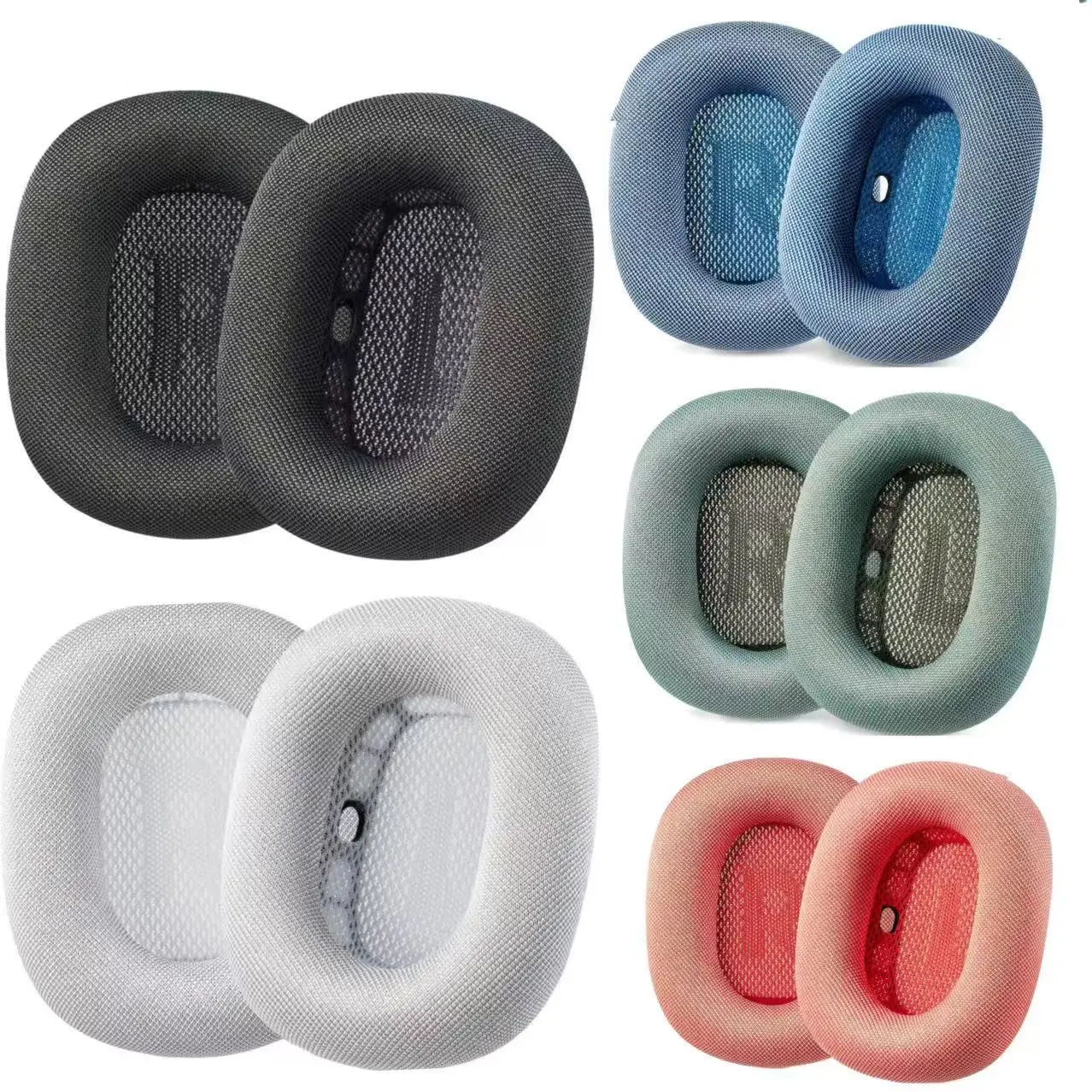 Replacement Original Mesh Fabric Material Ear Pads For AirPods Max Headset Magnetic Attraction Headphone Earmuffs Pillow