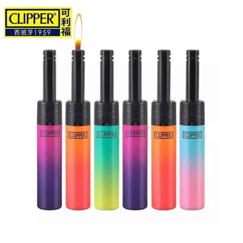 Clipper Kitchen Ignition Tool Inflatable Lighter Long Pipe Multi functional Portable Nylon Lighter Home Gift Smoking Accessories