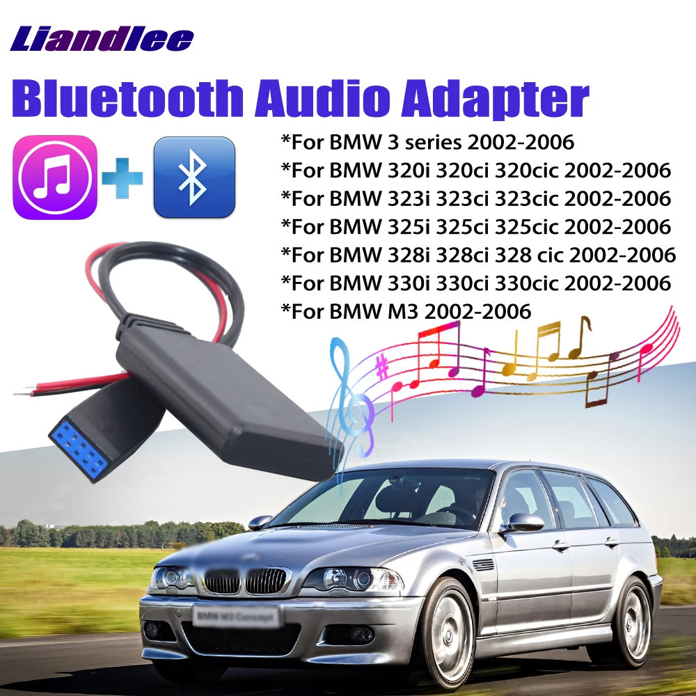 Car Bluetooth BT Adapter Decoder For BMW 3 Series E46 10 Pin AMI/MMI/USB Socket 2.0/3.0/4.0/5.0 Wireless Music Cable