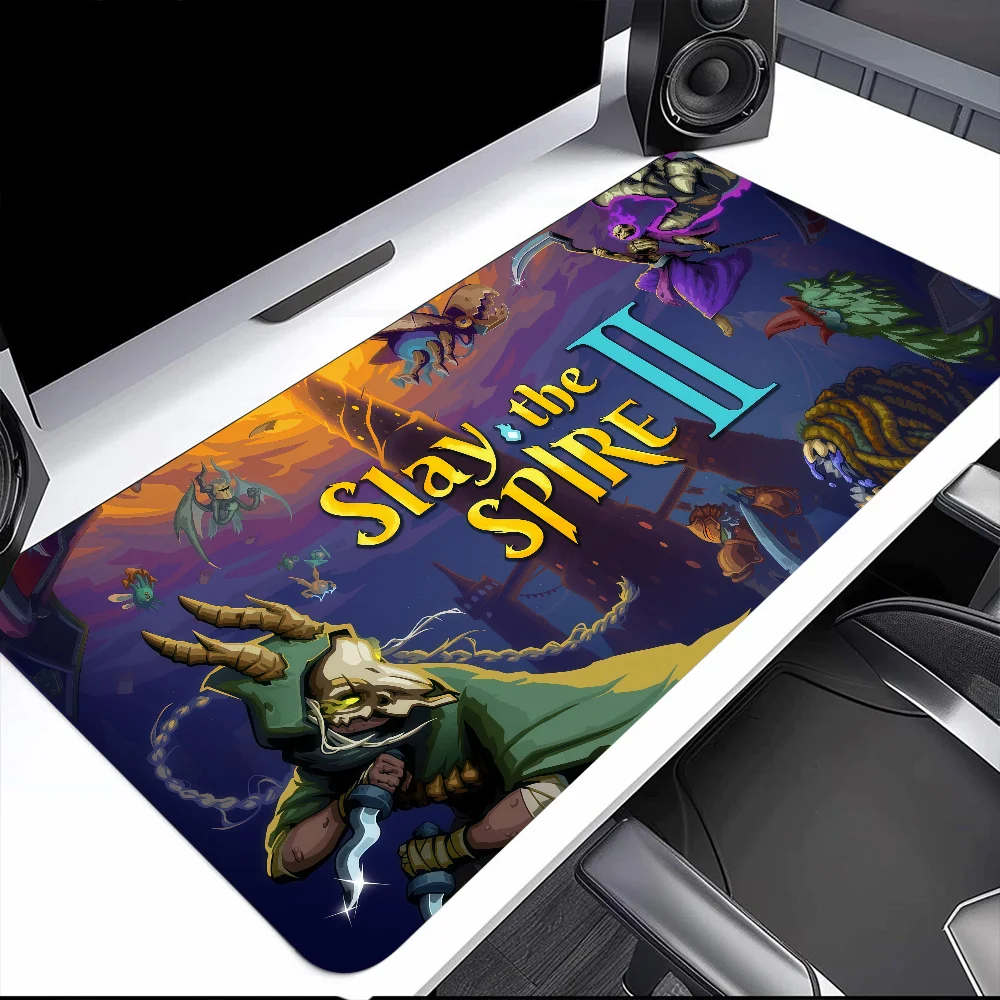Game S-Slay the Spire II 2 s Mouse Pad Large Desk Mat Keyboard Ergonomic Office Rubber PC Non-slip Anti-fray Home Custom