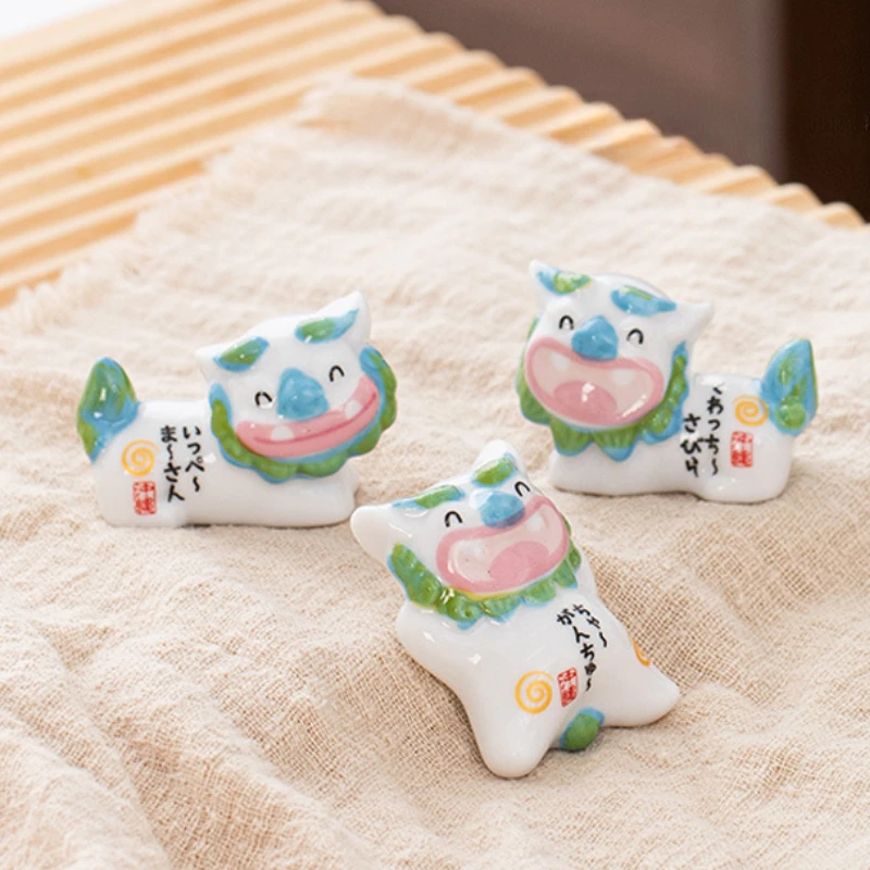 3pcs Cute Resin Mini Lucky Lion Ornaments Creative Desktop Decoration Living Room Office Home Decor Accessories 2025 New